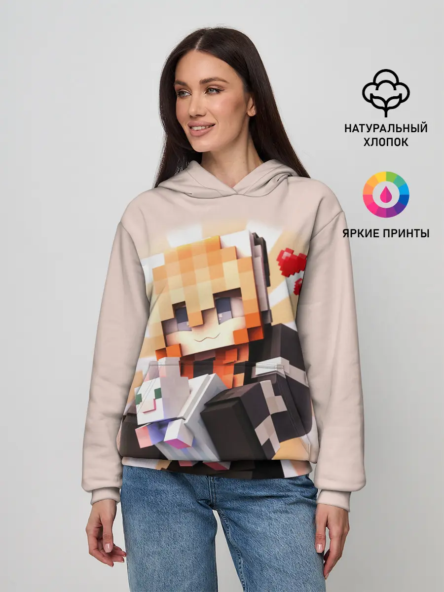 Женское худи / MINECRAFT