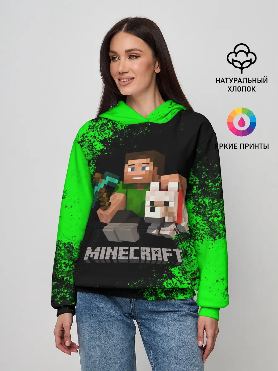 Женское худи / MINECRAFT