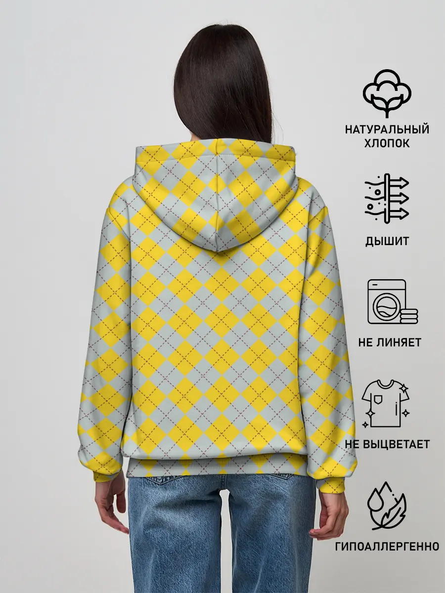 Женское худи / Coat of Hufflepuff