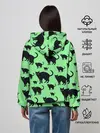 Женское худи / Кошки черные