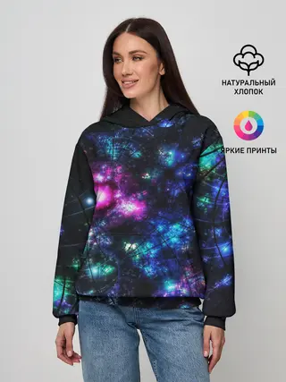 Женское худи / АБСТРАКЦИЯ КОСМОСА
