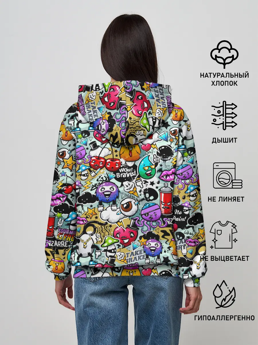 Женское худи / Stickerboom