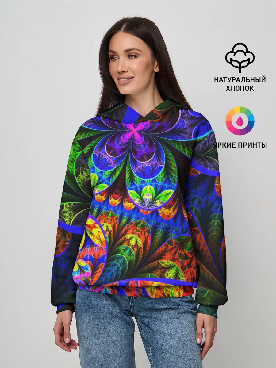 Женское худи / ABSTRACTION NEW