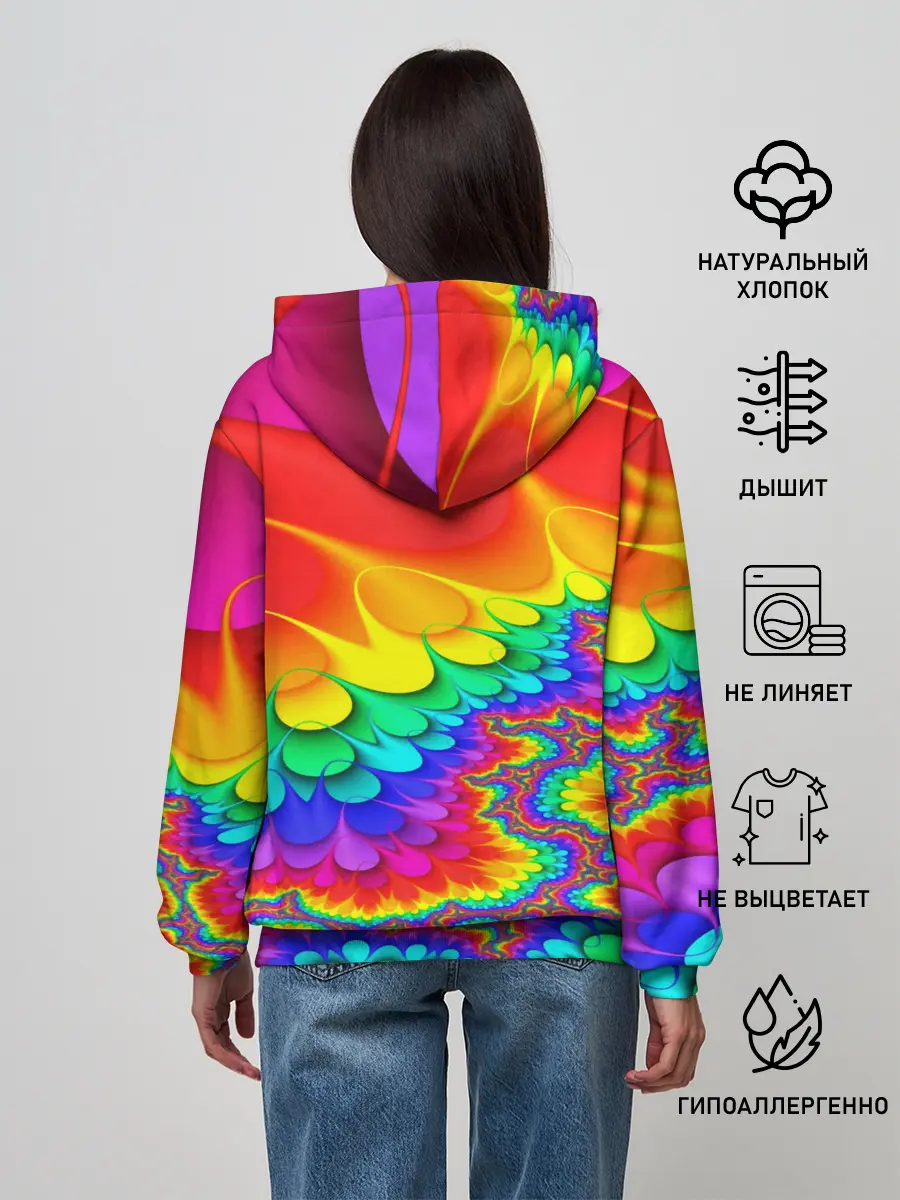 Женское худи / TIE-DYE