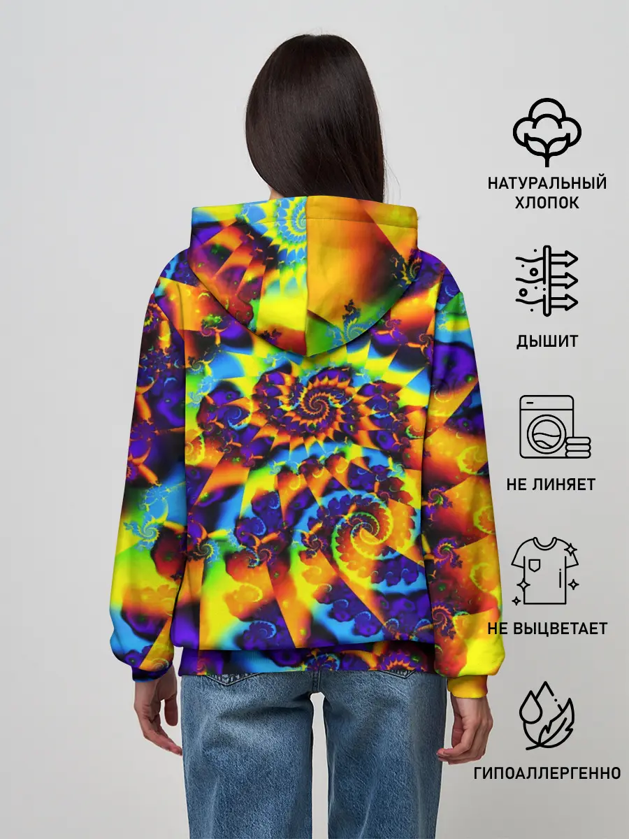 Женское худи / TIE-DYE COLOR