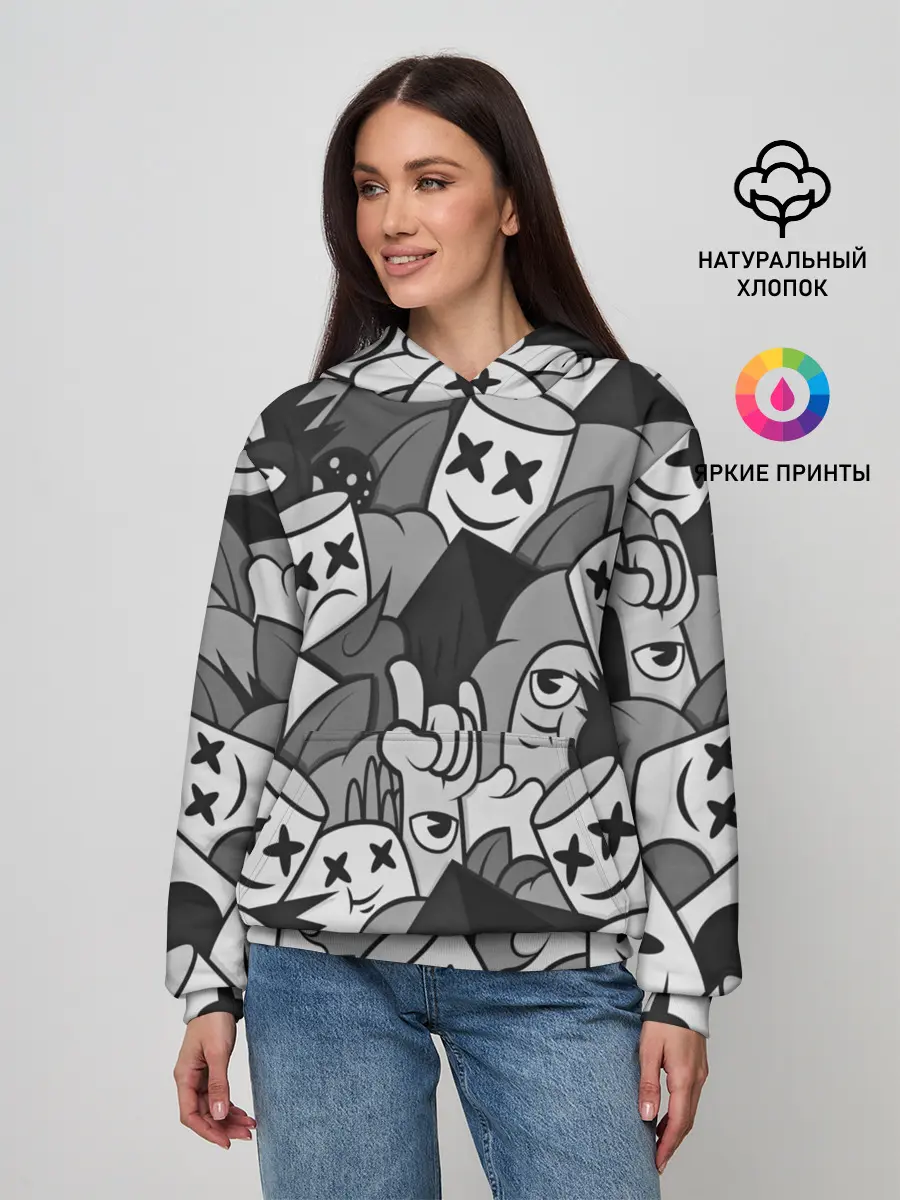 Женское худи / Marshmello