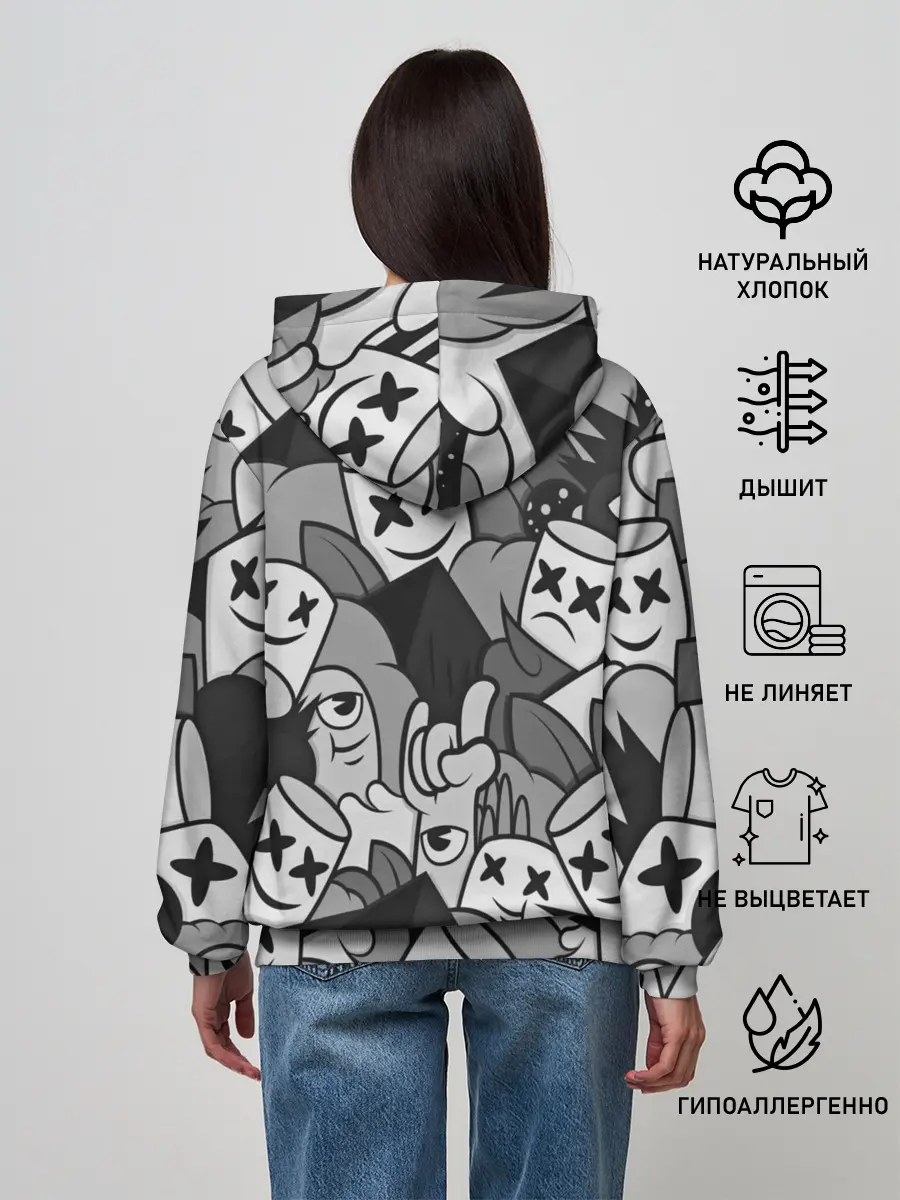 Женское худи / Marshmello