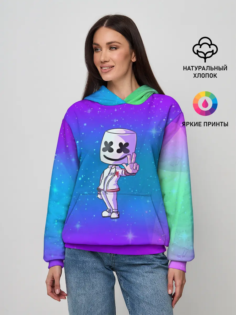Женское худи / Marshmello