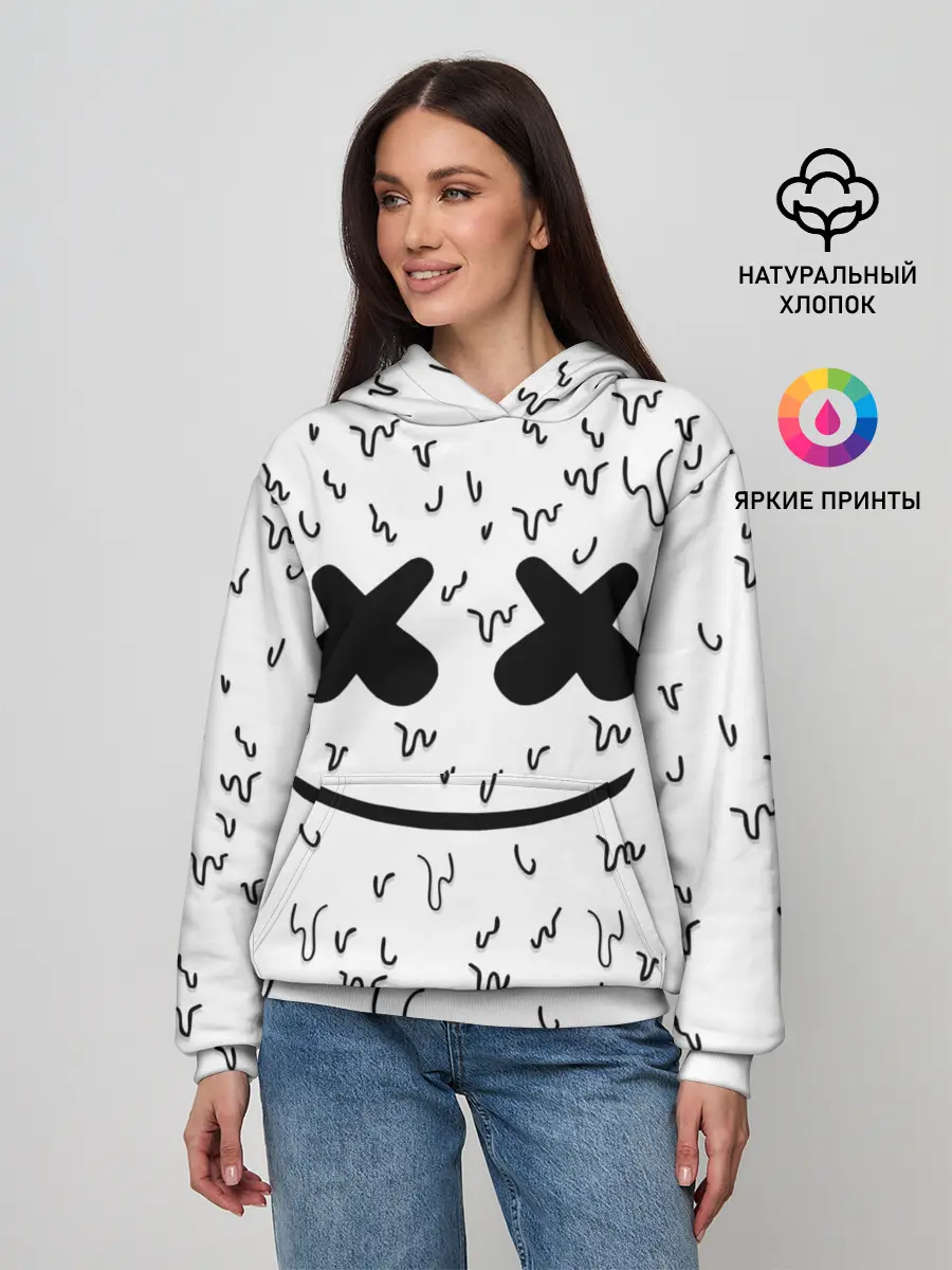 Женское худи / MARSHMELLO