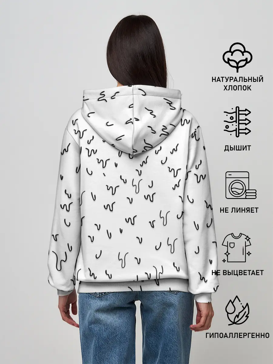 Женское худи / MARSHMELLO