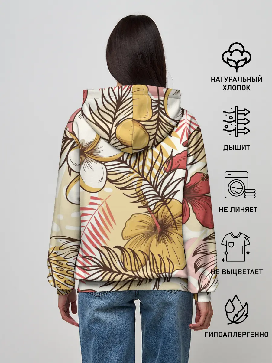 Женское худи / Тропики