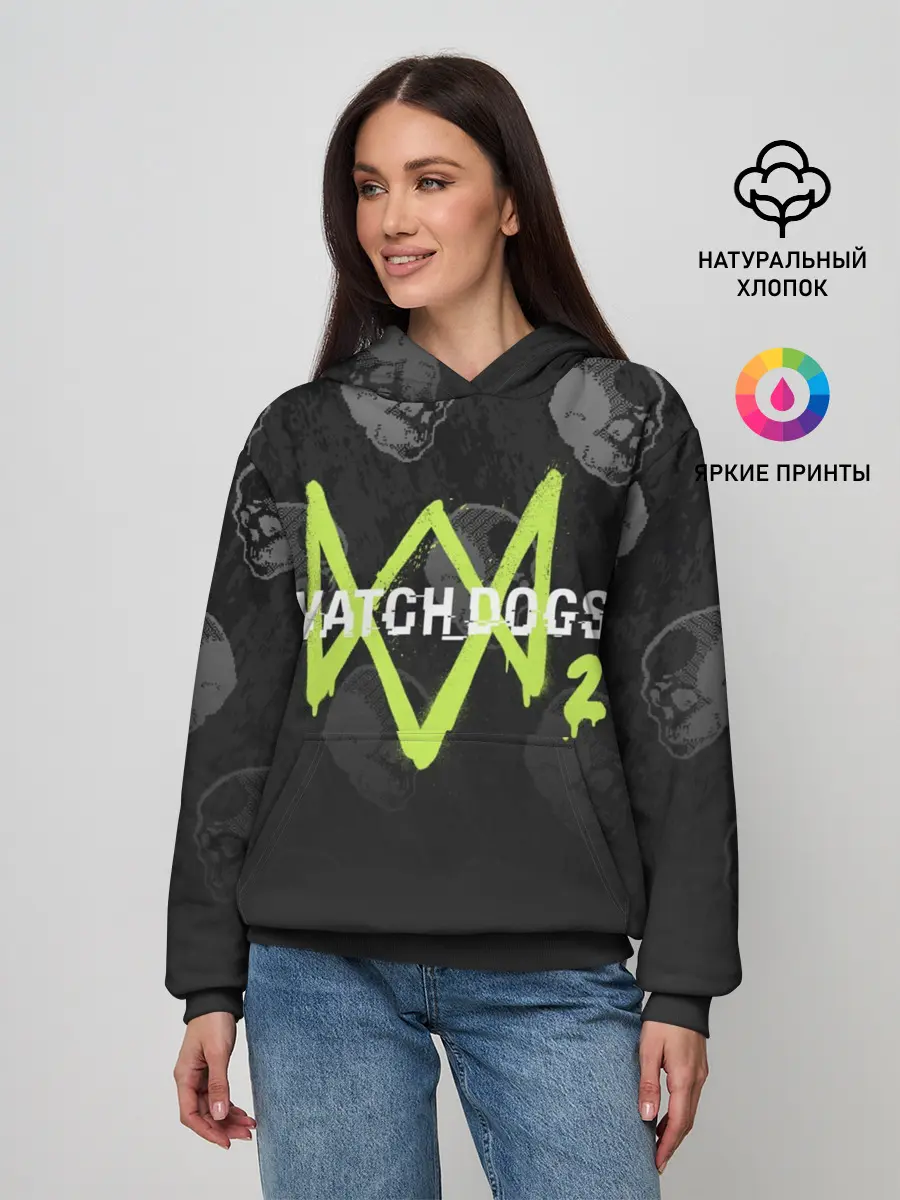 Женское худи / WATCH DOGS 2