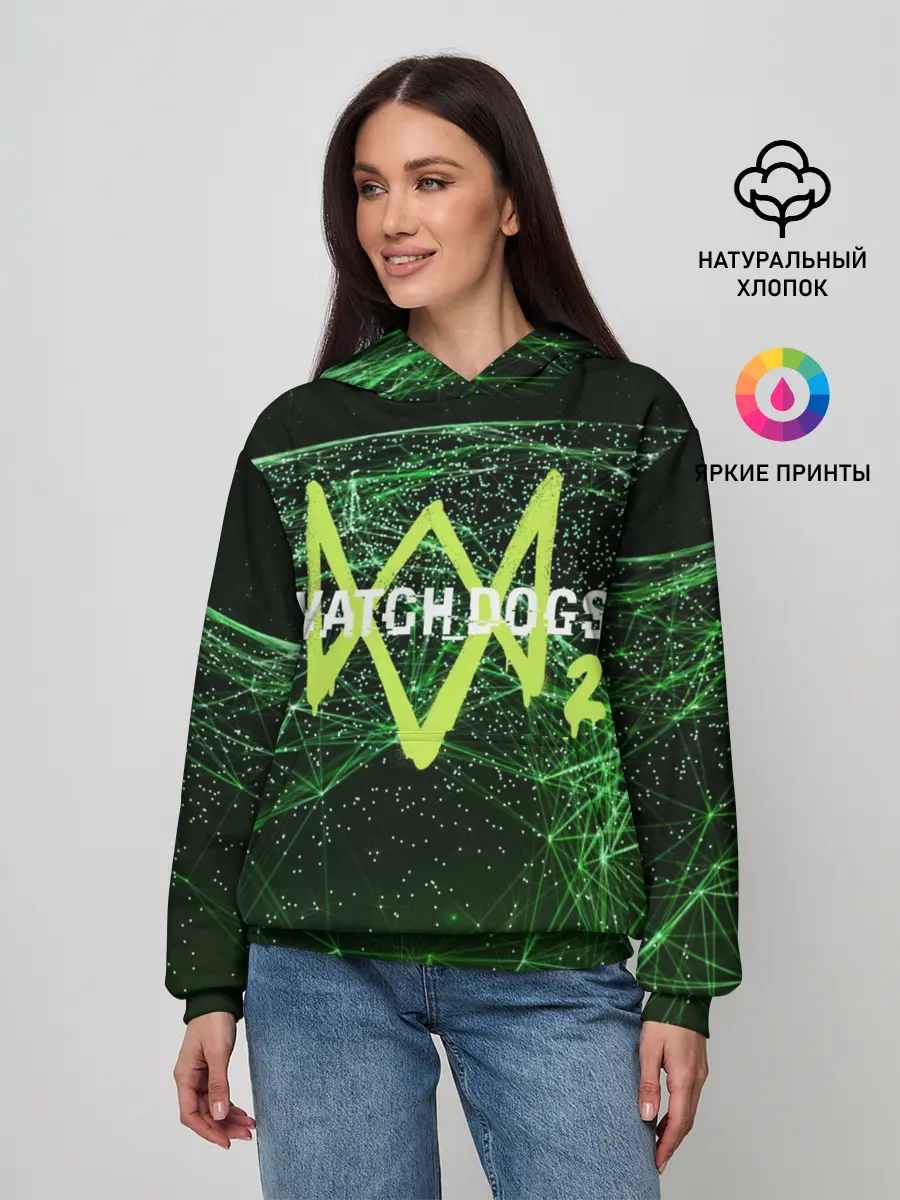 Женское худи / WATCH DOGS 2
