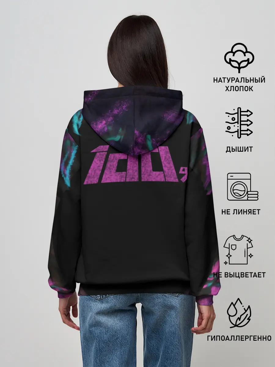 Женское худи / Mob psycho 100 power