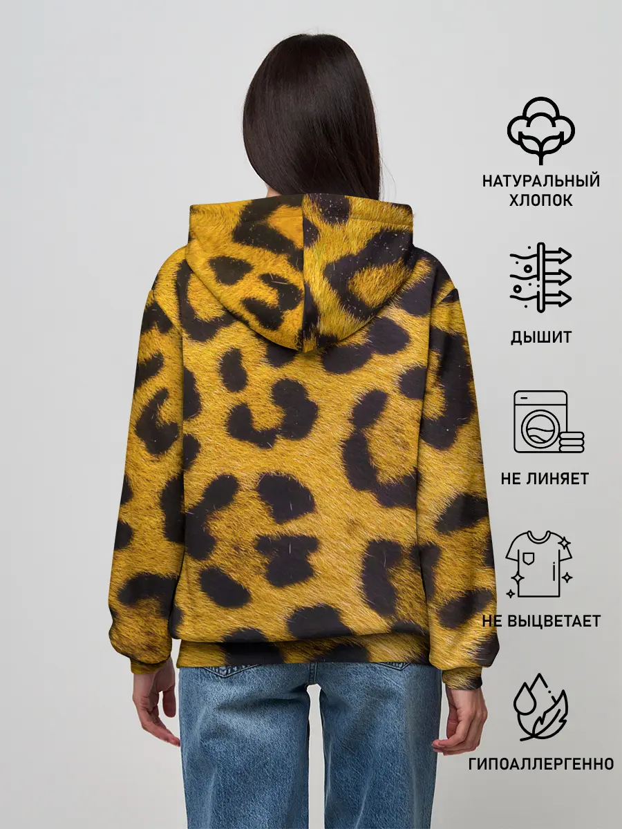 Женское худи / Леопард
