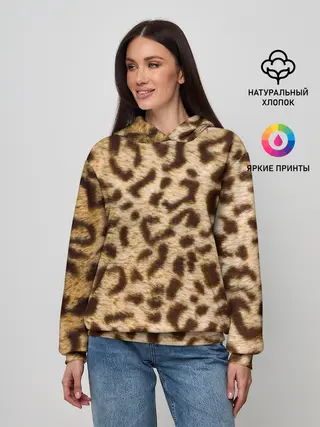 Женское худи / Леопард
