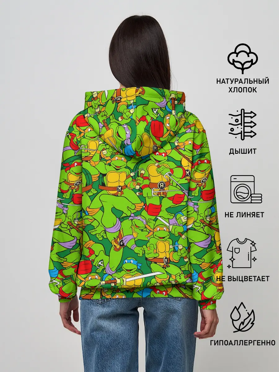 Женское худи / Черепашки - ниндзя