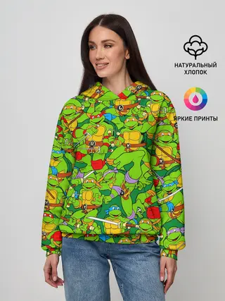 Женское худи / Черепашки - ниндзя