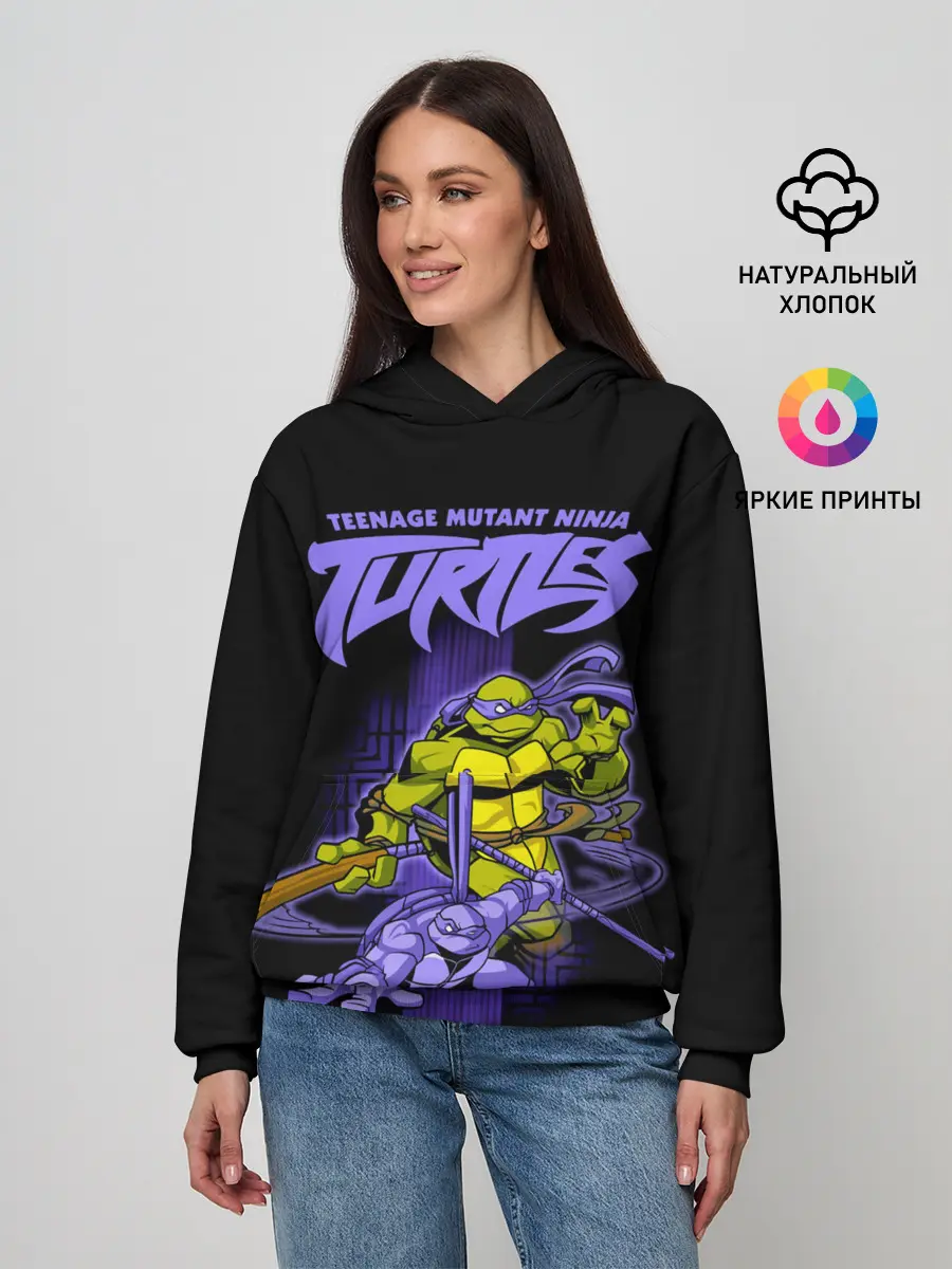 Женское худи / Черепашки - ниндзя