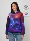 Женское худи / SPACE ABSTRACT