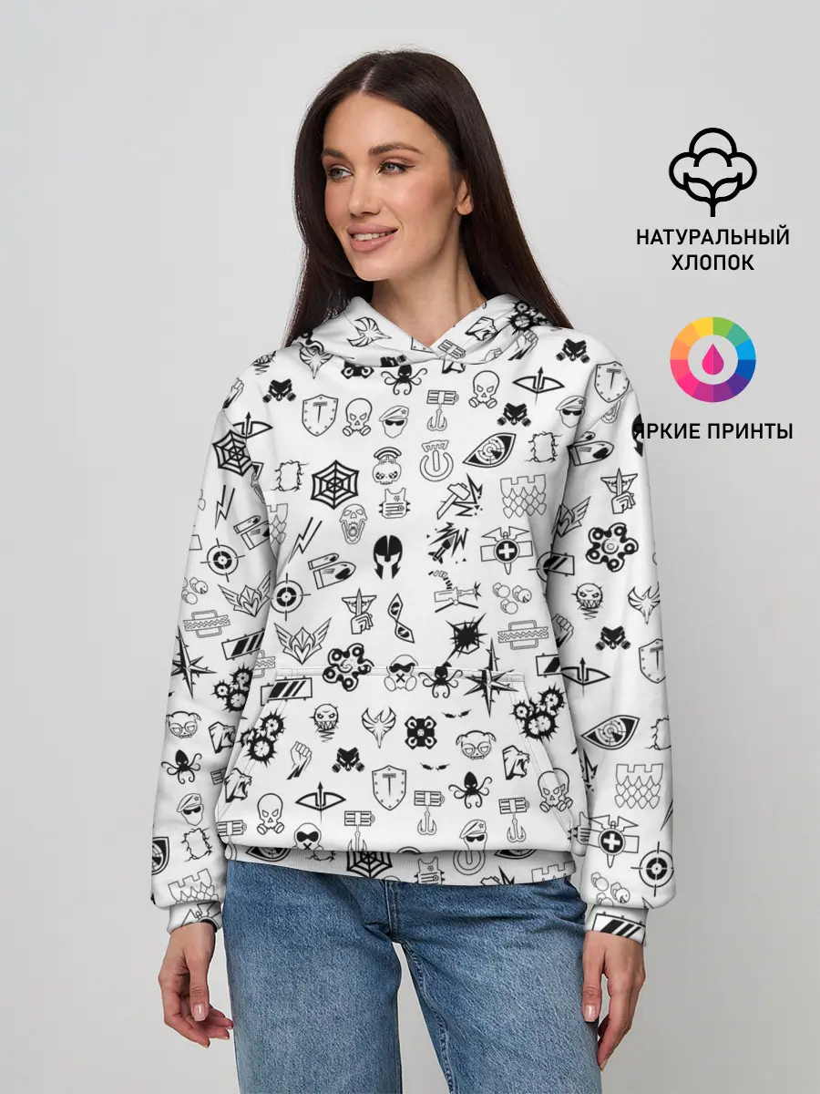 Женское худи / RAINBOW SIX SIEGE | РАДУГА 6 ОСАДА | R6S