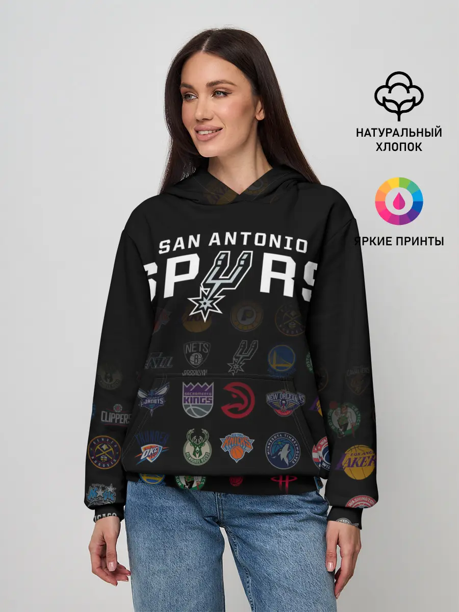Женское худи / San Antonio Spurs