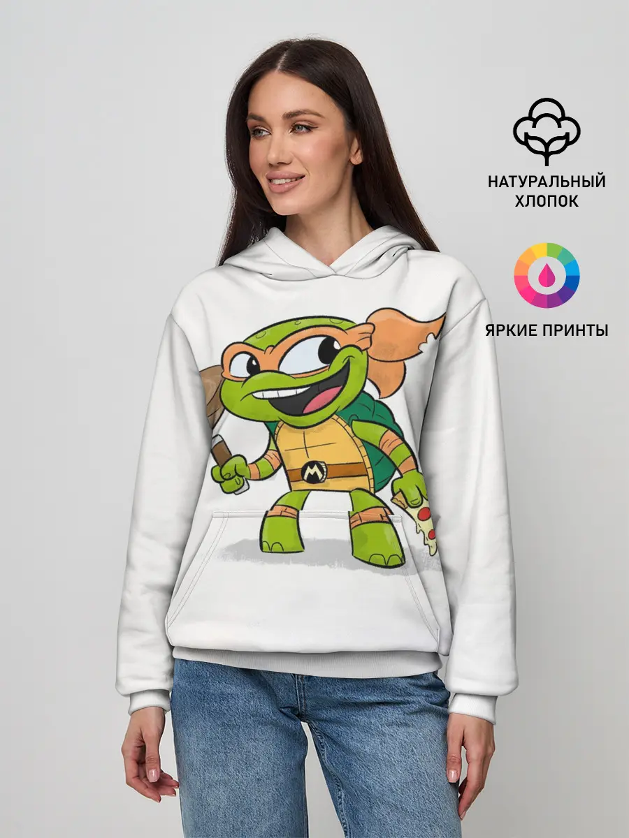 Женское худи / ЧЕРЕПАШКИ МУТАНТЫ НИНДЗЯ