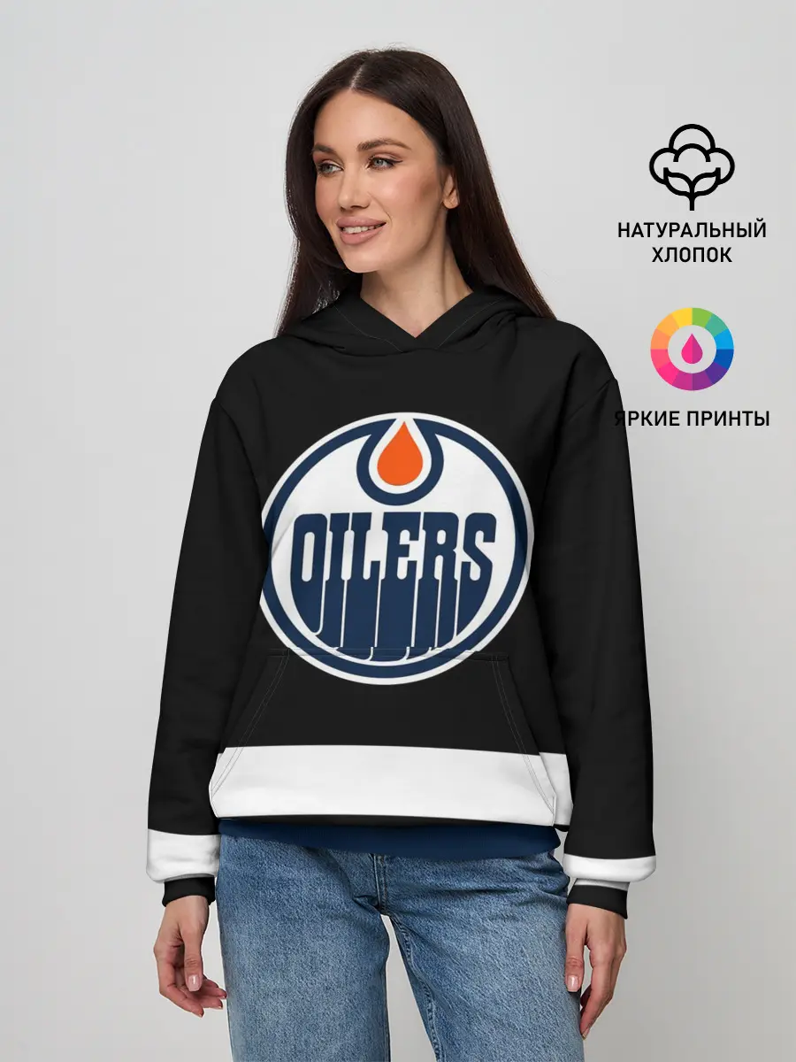 Женское худи / Эдмонтон Ойлерз
