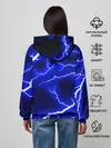 Женское худи / СИНИЕ МОЛНИИ