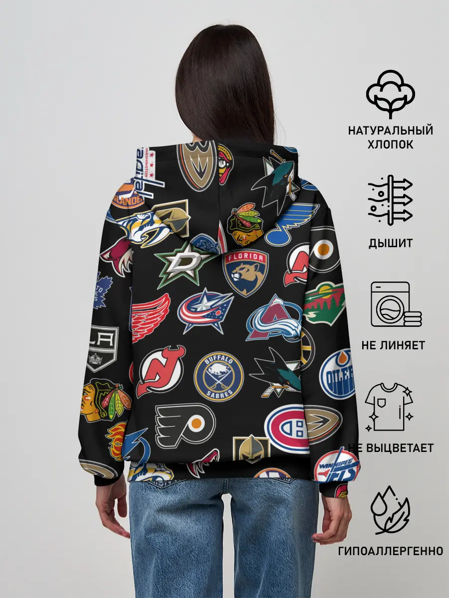 Женское худи / NBA PATTERN