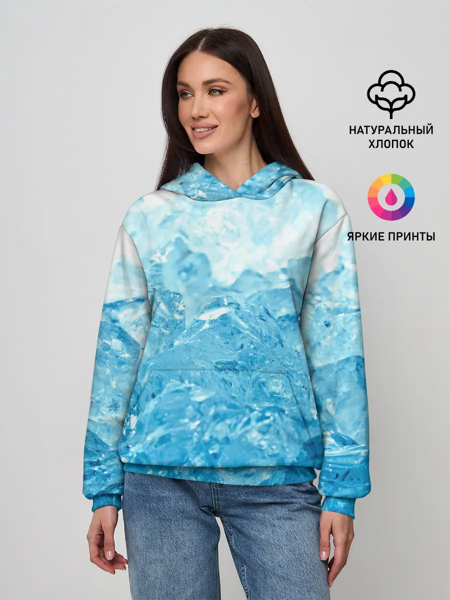 Женское худи / Лёд