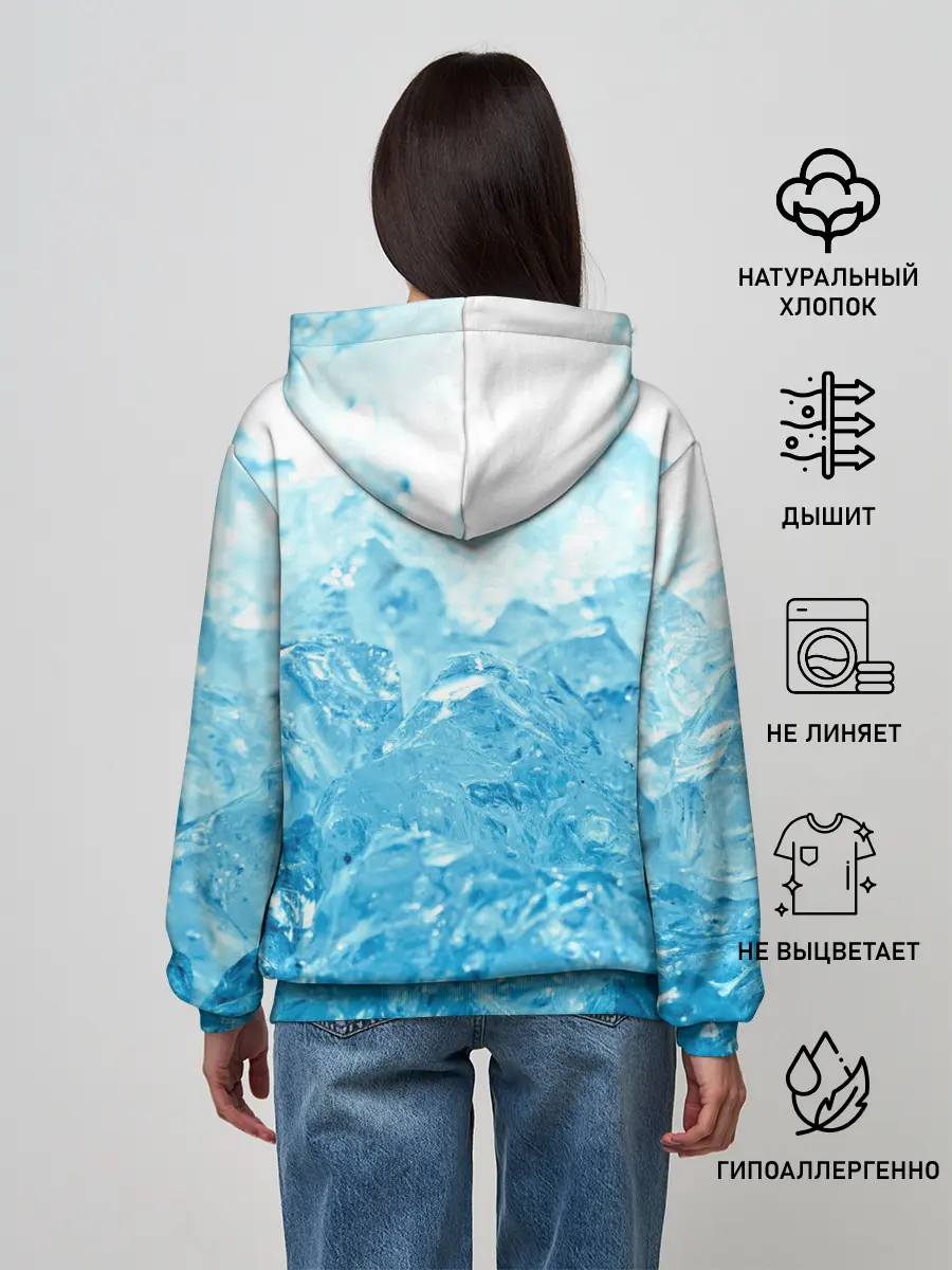 Женское худи / Лёд