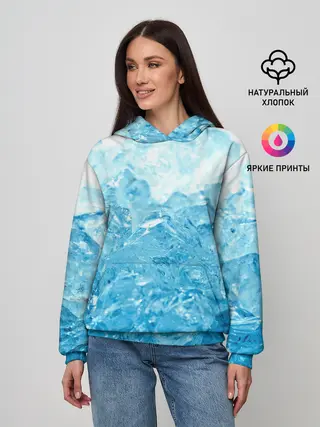 Женское худи / Лёд