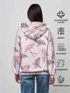 Женское худи / Розовый фламинго