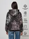 Женское худи / Цветочный узор