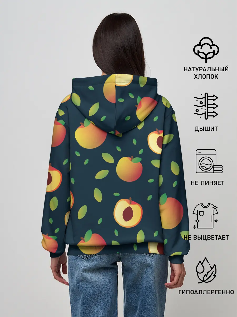 Женское худи / Фруктовый арт