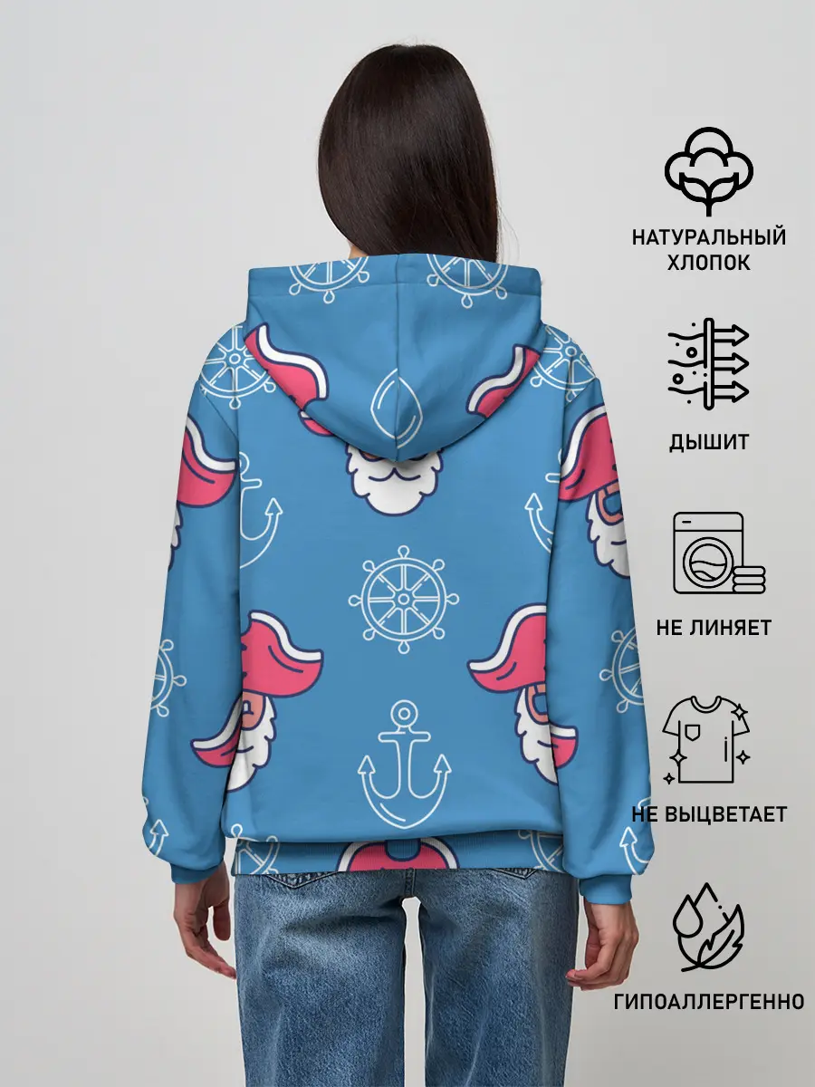 Женское худи / Пиратский арт