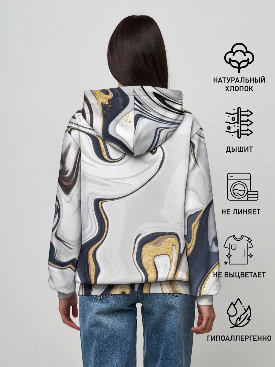 Женское худи / Абстракция