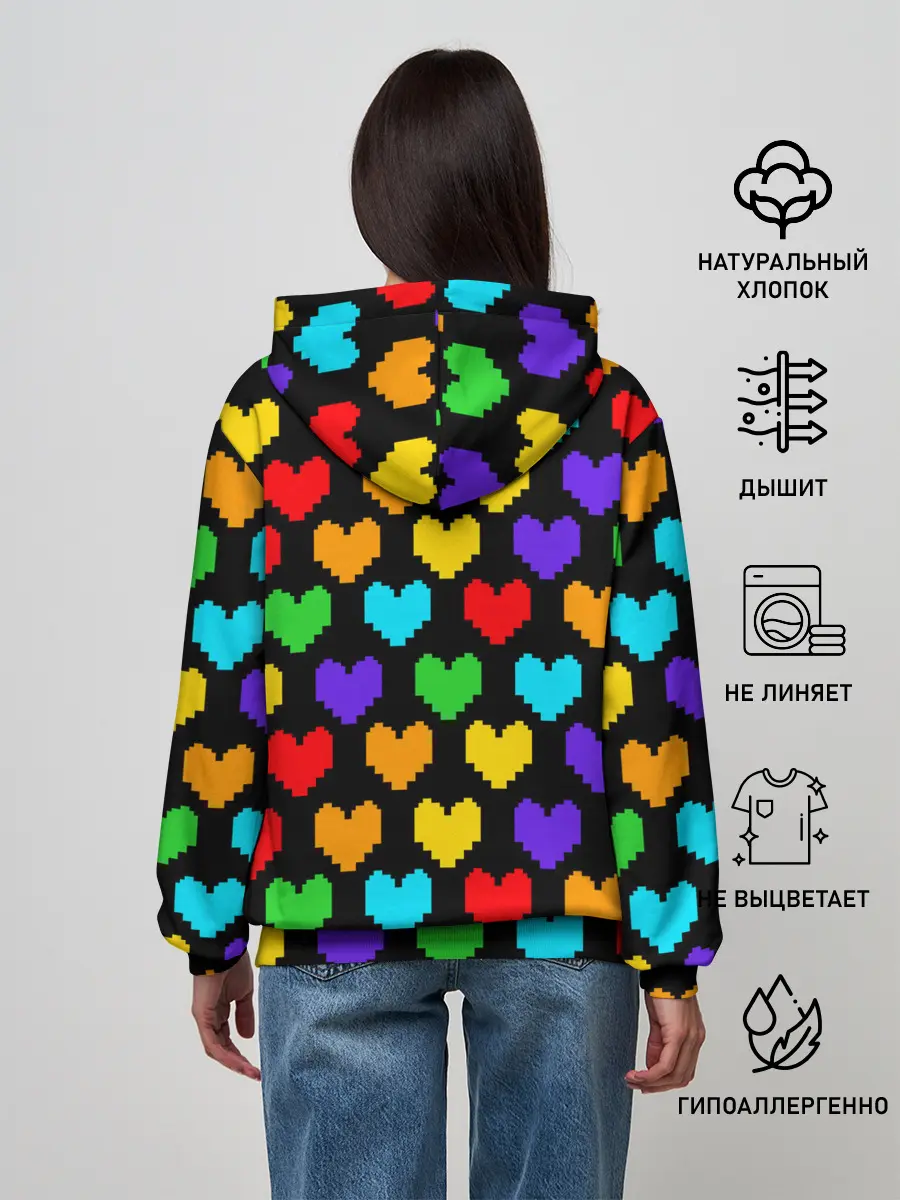 Женское худи / UNDERTALE HEART