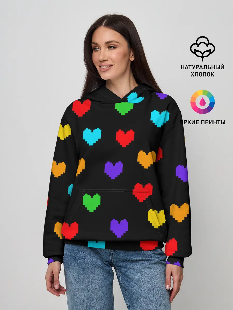 Женское худи / UNDERTALE HEART