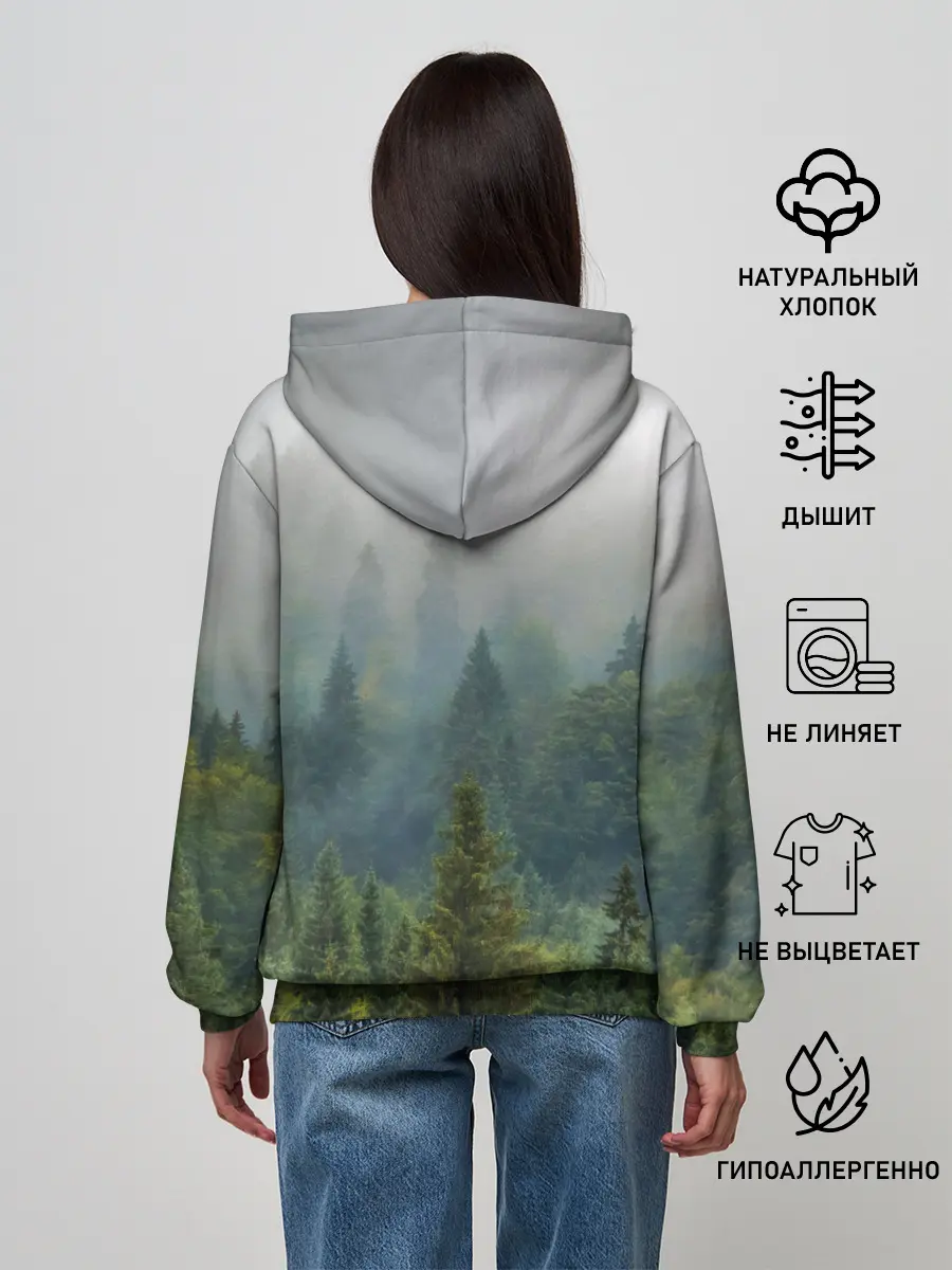 Женское худи / Лес