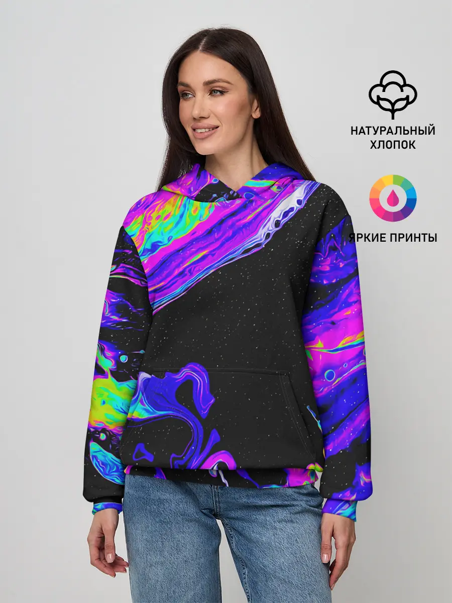 Женское худи / DIGITAL ABSTRACT