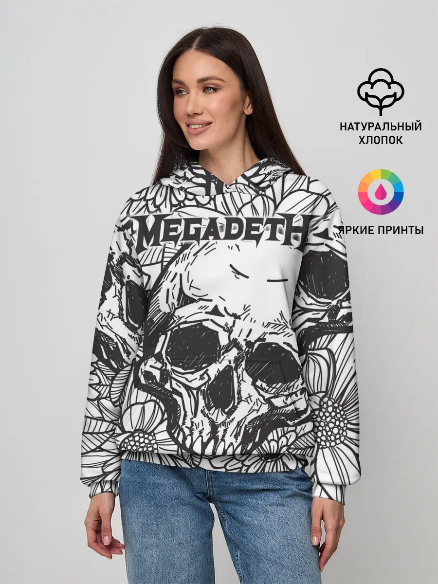 Женское худи / Megadeth