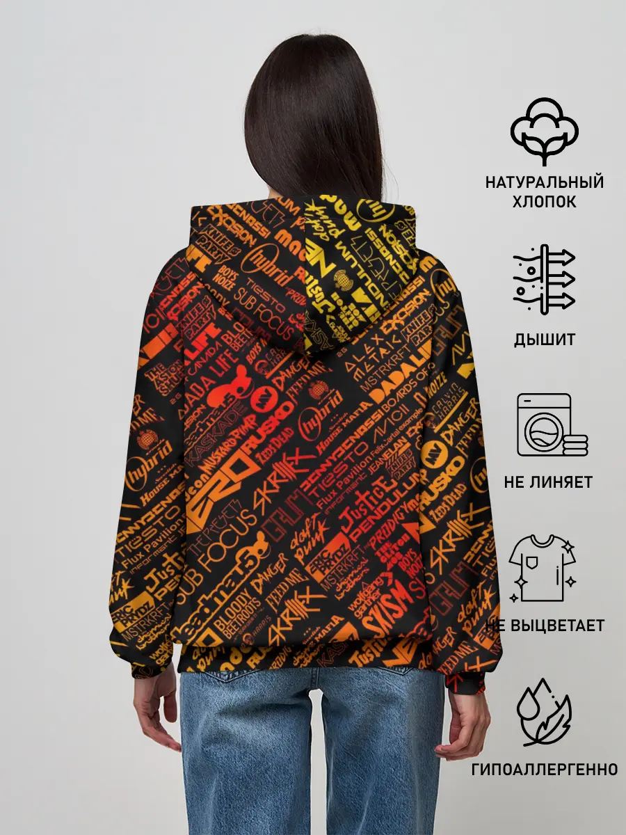 Женское худи / Музыкальные бренды