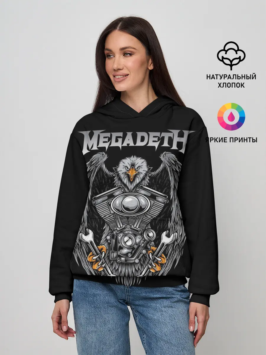 Женское худи / Megadeth