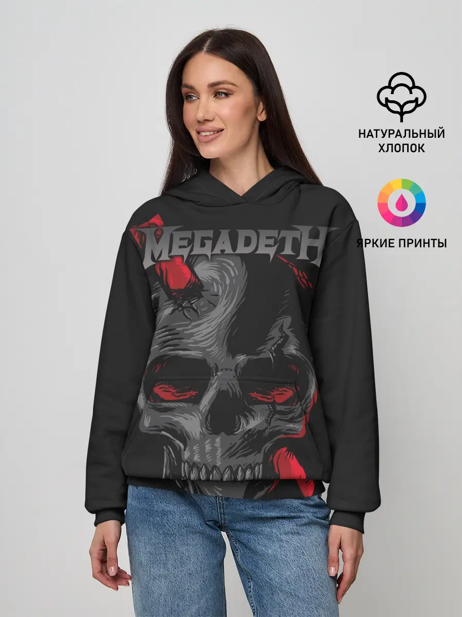 Женское худи / Megadeth