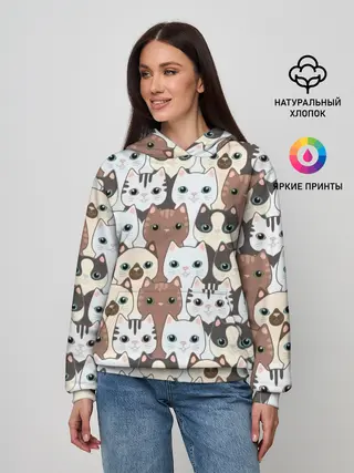 Женское худи / Животные.