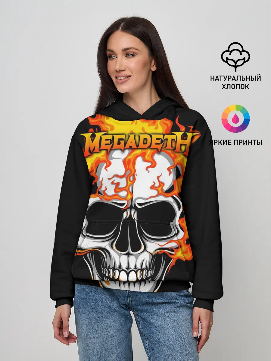 Женское худи / Megadeth