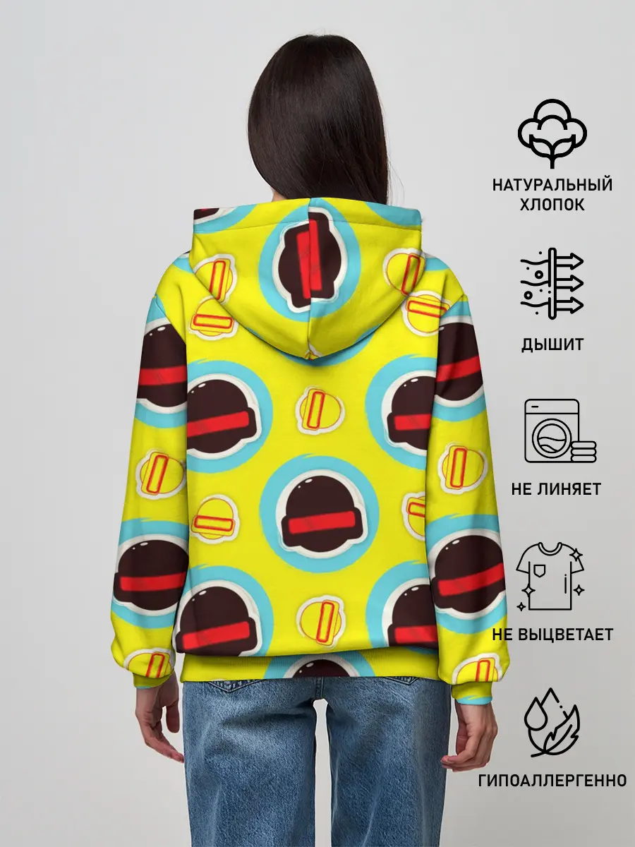 Женское худи / PUBG | YELLOW