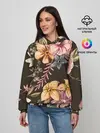 Женское худи / цветы